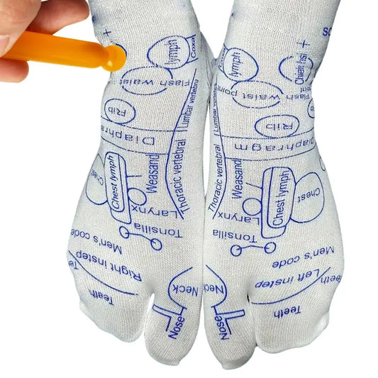 Reflexology Chart Socks For Foot Massage