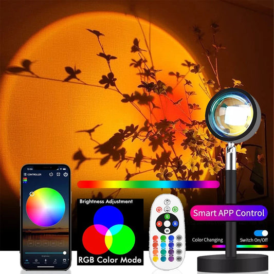 16 Colors RGB Photography Sunset Lamp